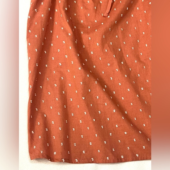 Mine for Anthropologie Women’s Terracotta Sleeveless Blouse Shirt Top Medium - Picture 2 of 16